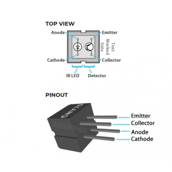 ขาย CNY70 Reflective Photoelectric Switch ราคา 25.00 บาท ในไทย
