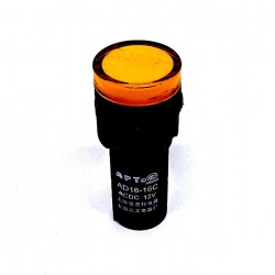 หลอดไฟแสดงสถานะ INDICATOR LAMP AD16-16 12V สีเหลือง