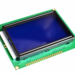 LCD 128x64 Dots 5V Blue Screen 12864