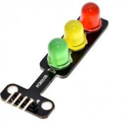 LED จำลอง ไฟจราจร (traffic light) ไฟเขียวไฟแดง ไฟเขียวไฟแดง