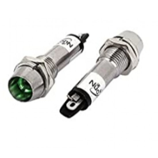 ขาย หลอดไฟ XD8-1 LAMP LED สำหรับโต๊ะทดลอง PLC 24V สีเขียว ราคา 20.00 บาท ในไทย