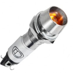 หลอดไฟ XD8-1 LAMP LED สำหรับโต๊ะทดลอง PLC 24V  สีส้ม