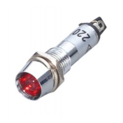 หลอดไฟ XD8-1 LAMP LED สำหรับโต๊ะทดลอง PLC 24V  สีแดง