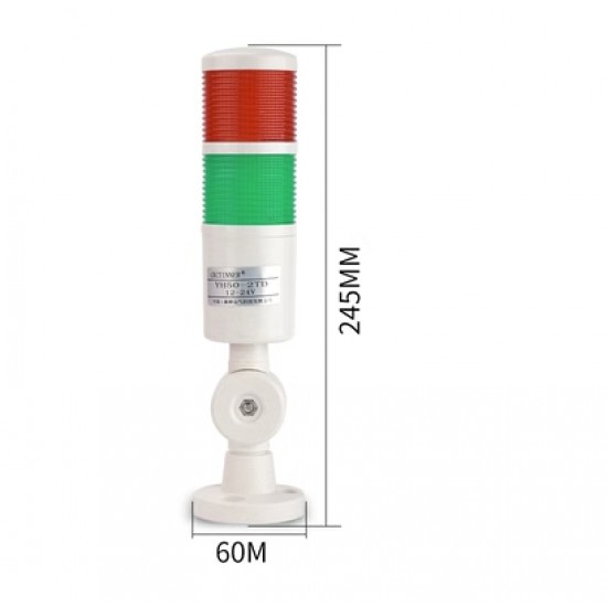 ขาย ทาวเวอร์ LAMP (Tower Lamp) 12-24V YH50-2D-J ไฟแสดงสถานะ ราคา 450.00 บาท ในไทย