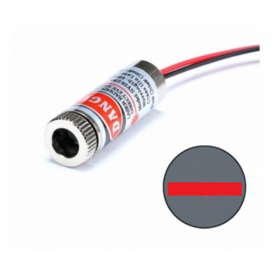 ขาย Laser 5mW 650nm 5V Red Line Laser Module Focus Adjustable เลเซอร์ เส้นตรง ราคา 75.00 บาท ในไทย