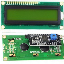 LCD 16x2 Yellow Screen มี I2C ในตัว