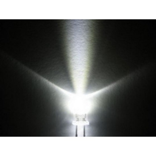 ขาย LED 3mm สีขาว (White) ราคา 1.00 บาท ในไทย