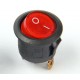 ขาย switch on/off KCD1 6A แบบกลม สีแดง (สวิตช์) ราคา 8.00 บาท ในไทย