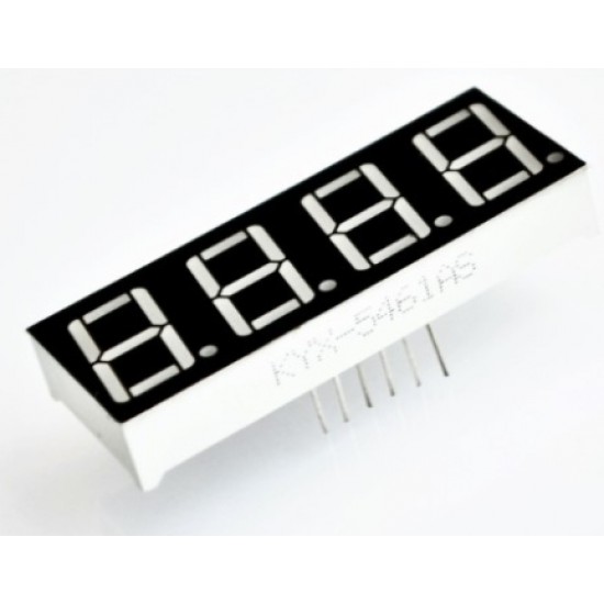 ขาย Seven Segment 4 Digits Red 0.56 inch ราคา 25.00 บาท ในไทย
