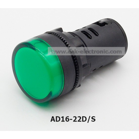 ขาย หลอดไฟแสดงสถานะ INDICATOR LAMP DN22 AD16-22D 12V สีเขียว ราคา 48.00 บาท ในไทย