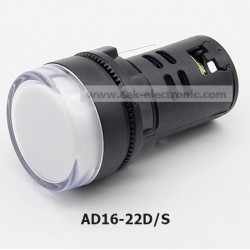 หลอดไฟแสดงสถานะ INDICATOR LAMP DN22 AD16-22D 12V สีขาว