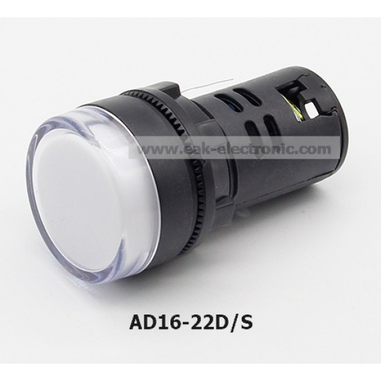 ขาย หลอดไฟแสดงสถานะ INDICATOR LAMP DN22 AD16-22D 12V สีขาว ราคา 48.00 บาท ในไทย