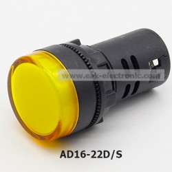 หลอดไฟแสดงสถานะ INDICATOR LAMP DN22 AD16-22D 12V สีเหลือง
