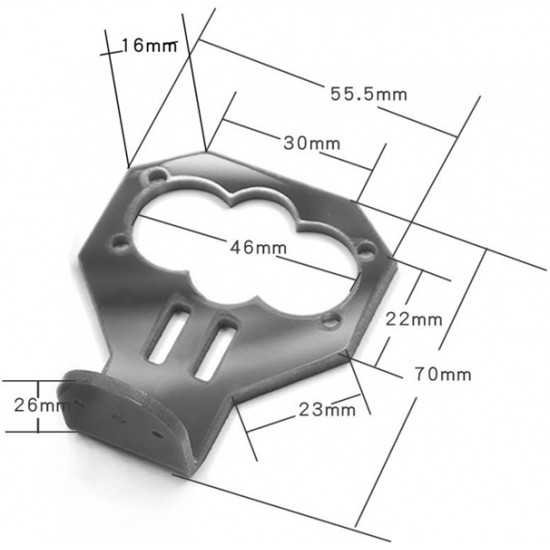 ขาย ฐานยึด ultrasonic module HC-SR0X US-0X ราคา 20.00 บาท ในไทย
