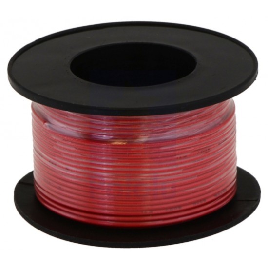 ขาย สายไฟ AWG 26 100FT 30 เมตร สีแดง ราคา 100.00 บาท ในไทย