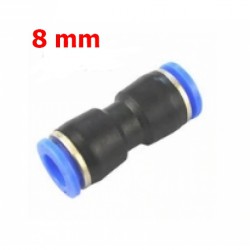Fitting PU8 ข้อต่อลม ข้อต่อตรง 8 mm นิวเมติกส์