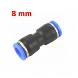 Fitting PU8 ข้อต่อลม ข้อต่อตรง 8 mm นิวเมติกส์