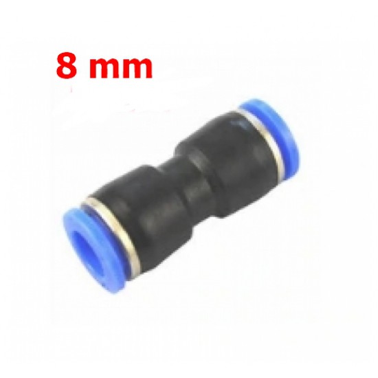 ขาย Fitting PU8 ข้อต่อลม ข้อต่อตรง 8 mm นิวเมติกส์ ราคา 7.00 บาท ในไทย