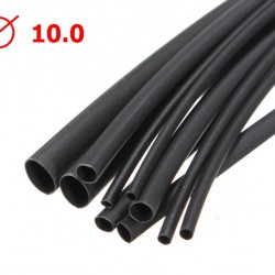 ท่อหด 10 มิล สีดำ heat shrink tube 10mm Black 1 เมตร