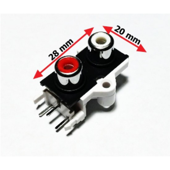 ขาย Jack เสียง RCA Female Stereo audio ราคา 12.00 บาท ในไทย