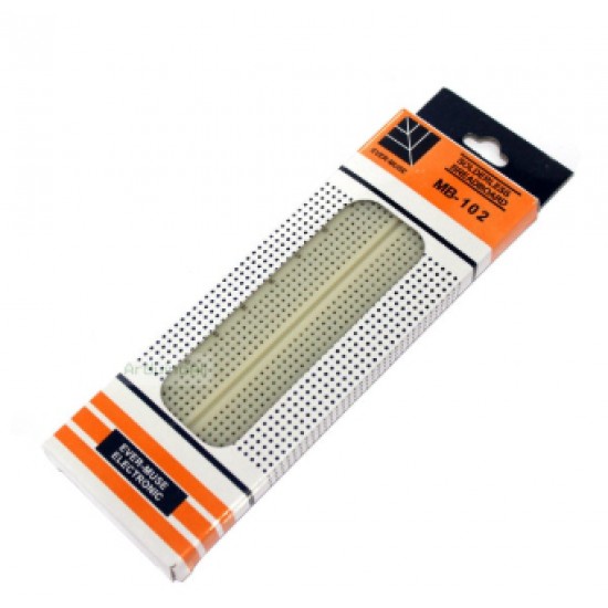 ขาย โฟโต้ บอร์ด บอร์ดทดลอง 165x55mm MB-102 ราคา 60.00 บาท ในไทย