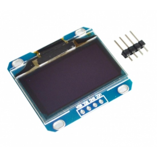 ขาย จอ OLED 128X64 0.96 inch I2C สีน้ำเงิน ราคา 110.00 บาท ในไทย