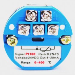PT100 Transmitter 0-400 Celsius To 4-20mA