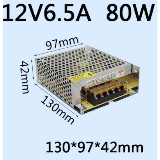 ขาย Power Supply 12V 6.5A พาวเวอร์ซัพพลาย ราคา 270.00 บาท ในไทย