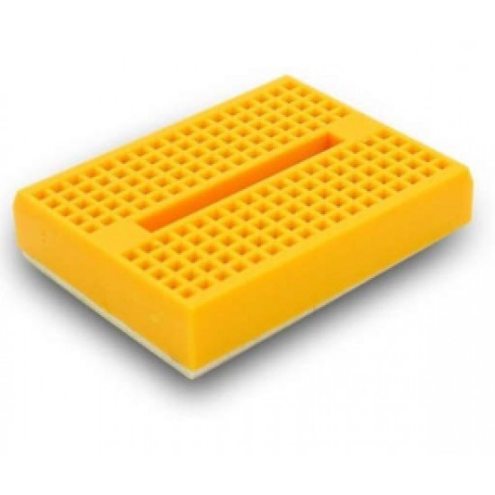 ขาย BREADBOARD PROTOBOARD โพโต้บอร์ด บอร์ดทดลอง  SYB-170 สีเหลือง ราคา 20.00 บาท ในไทย