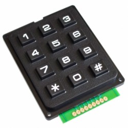 ปุ่มกดตัวเลข Keypad Switch  4 x 3 Matrix