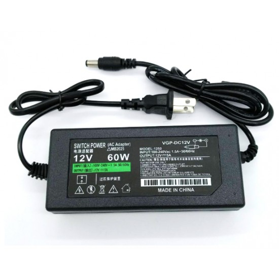 ขาย Adapter 12V 5A Power Supply 12V 5A ราคา 185.00 บาท ในไทย