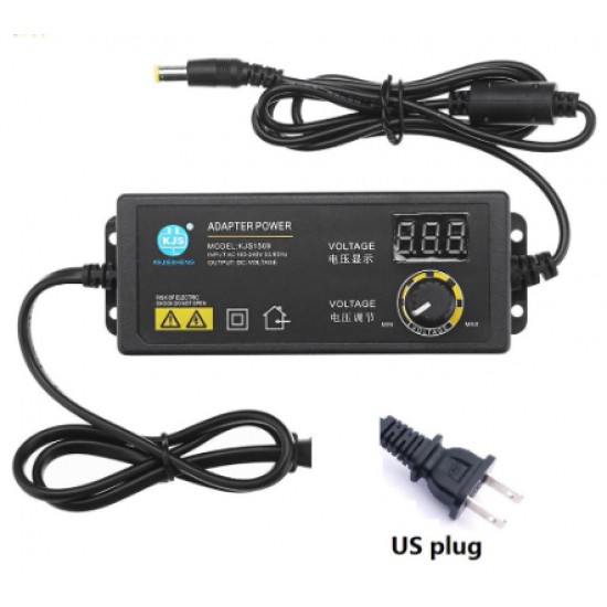 ขาย adapter อะแดปเตอร์ ปรับแรงดันได้ 3-12V 5A 60W ราคา 250.00 บาท ในไทย