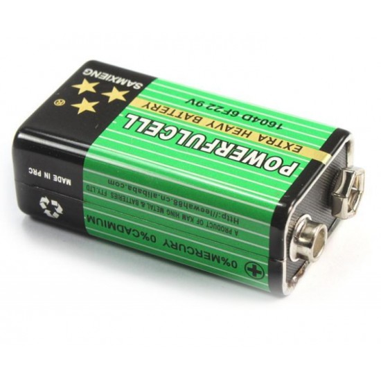 ขาย Battery (แบตเตอรี่) 9V ราคา 18.00 บาท ในไทย