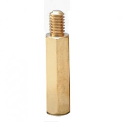 น็อตทองเหลือง M3 20+6mm (Brass Nut)
