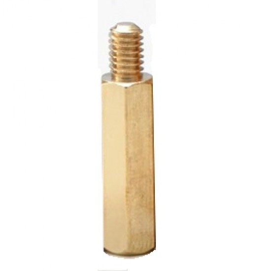 ขาย น็อตทองเหลือง M3 20+6mm (Brass Nut) ราคา 5.00 บาท ในไทย