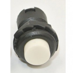 Push Button 12mm กดติด ปล่อยดับ สีขาว