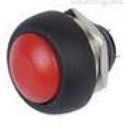 สวิตช์ Button กดติด ปล่อยดับ กันน้ำ สีแดง
