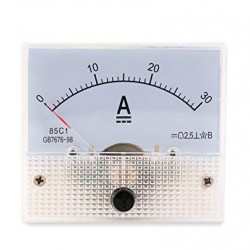วัดกระแส Curent Meter Analog  0-30A DC