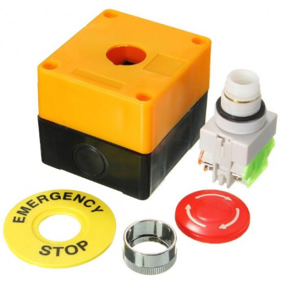 ขาย Emergency Stop แบบมีกล่อง กันน้ำ ราคา 130.00 บาท ในไทย