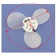 ขาย ใบพัดลม Fan 73mm 1.9mm ราคา 10.00 บาท ในไทย