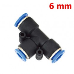 Fitting PE6 ข้อต่อลม ข่อต่อสามทาง 6 mm นิวเมติกส์