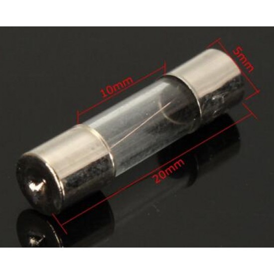 ขาย Glass Fuse ฟิวส์แก้ว 0.2A 5x20mm ราคา 3.00 บาท ในไทย