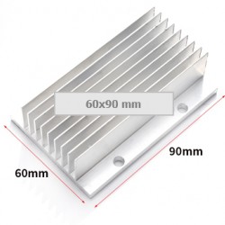 heat shrink 60X90mm ฮีทซิงค์  แผ่นอลูมิเนียมระบายความร้อน