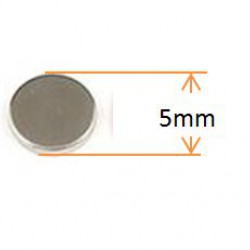 แม่เหล็กกระดุม 5x1mm