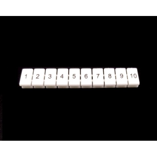 ขาย Label ลาเบล ตัวเลข สำหรับ Terminal UKK  ตัวเลข 1-10 ราคา 3.00 บาท ในไทย
