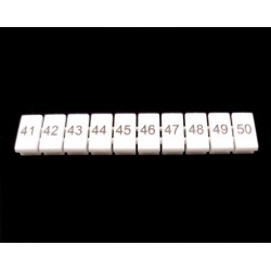 Label ตัวเลข สำหรับ Terminal UKK  ตัวเลข 41-50