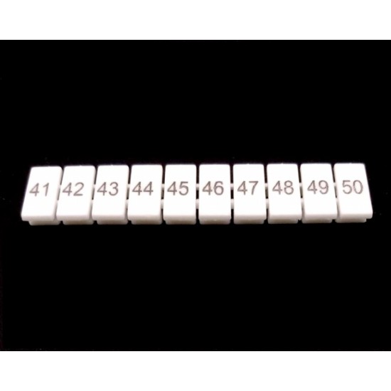 ขาย Label ตัวเลข สำหรับ Terminal UKK  ตัวเลข 41-50 ราคา 3.00 บาท ในไทย