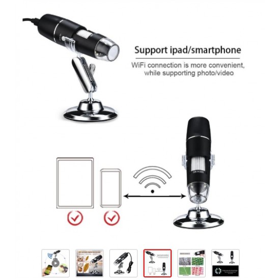 ขาย กล้อง Microscope 1000X ต่อกับโทรศัพท์มือถือได้ ราคา 790.00 บาท ในไทย