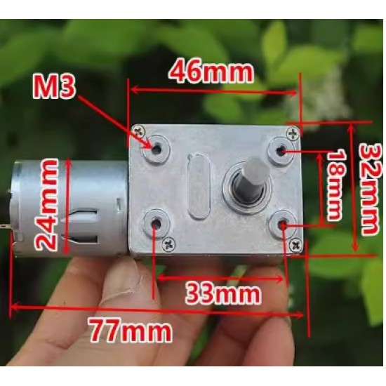 ขาย มอเตอร์เกียร์ MOTOR GEAR 5V 200 RPM ราคา 140.00 บาท ในไทย