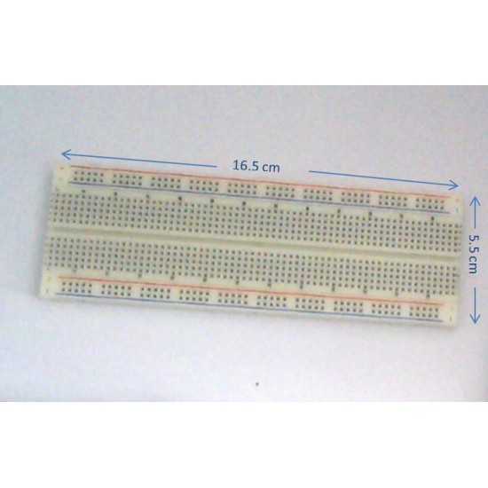 ขาย โฟโต้ บอร์ด บอร์ดทดลอง 165x55mm MB-102 ราคา 60.00 บาท ในไทย